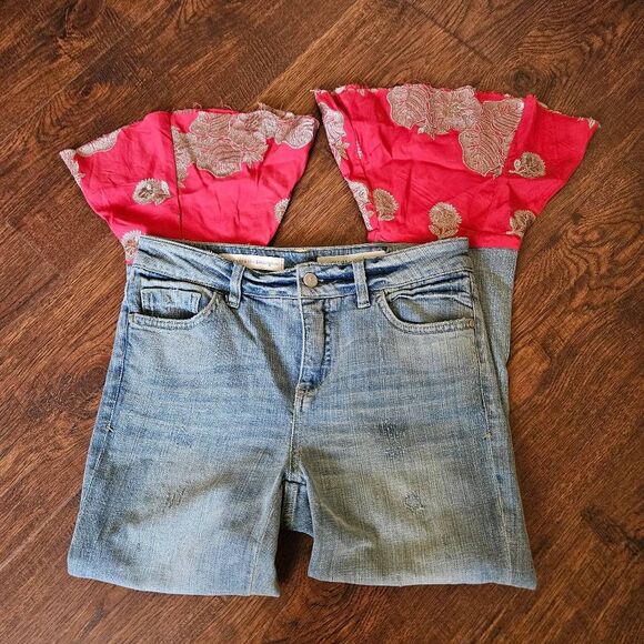 Pilcro and the Letterpress Script Flared Jeans - Picture 2 of 9